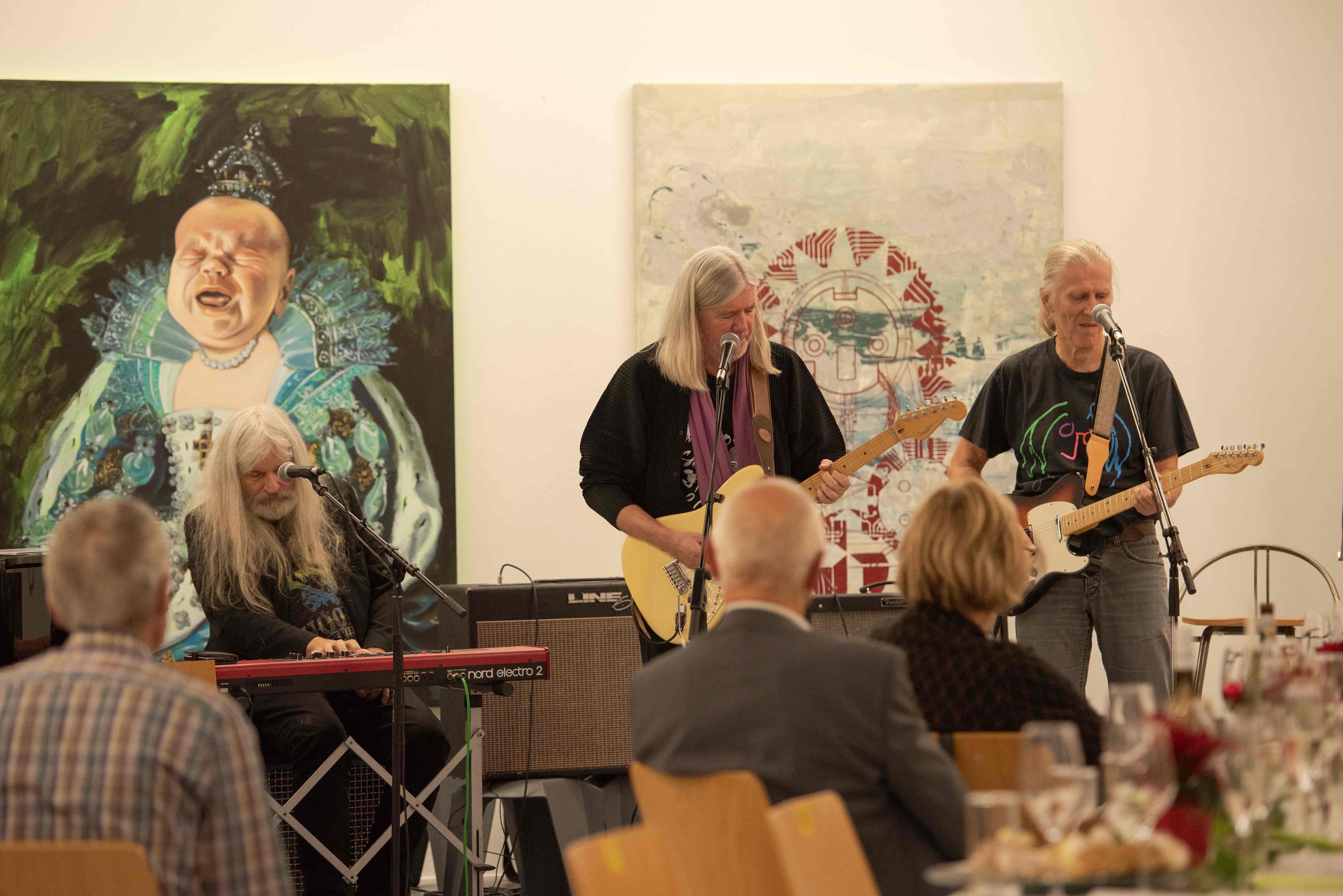 Die Band ,,Still Experienced'' bei einem Auftritt